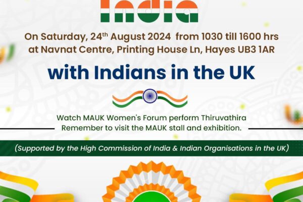 Indian High Commission to Celebrate Independence Day Featuring Cultural Performances by the Malayalee Association of the UK