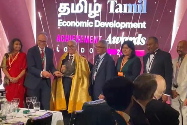 World Tamil Organisation Honours Virendra Sharma with Lifetime Achievement Award at House of Commons